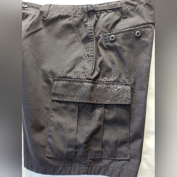 QUARTERMASTER Law Pro Men's 6 Pocket Black BDU Shorts. Size Large waist 35"- 39" - Picture 8 of 8